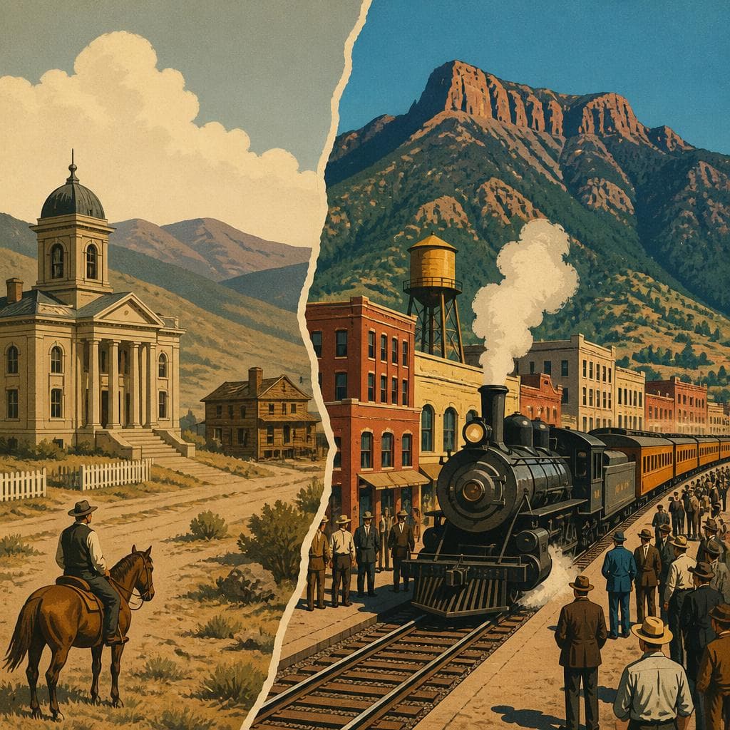Cover art for When the County Seat Followed the Railroad