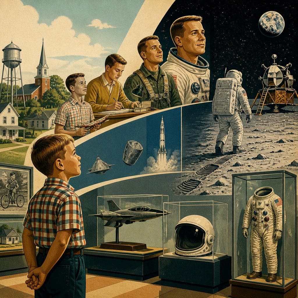 Cover art for From Wapakoneta to the Moon