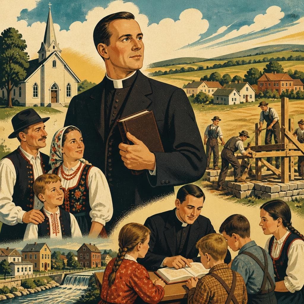 Cover art for The Priest Who Helped Build a County