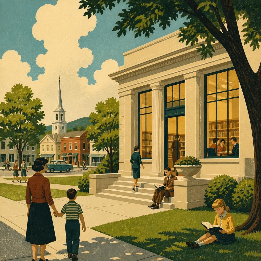 Cover art for A Small Town, Built for Books