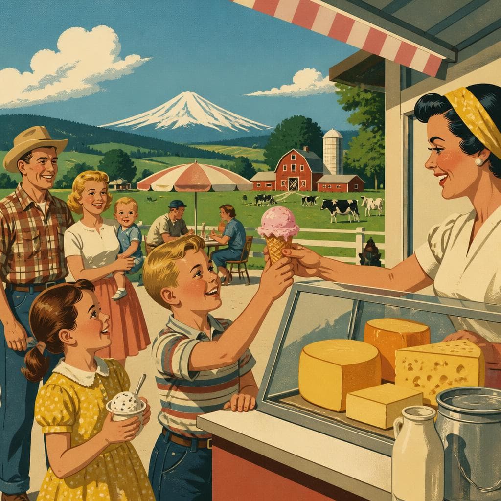 Cover art for Where Cheese and Ice Cream Share the Stage