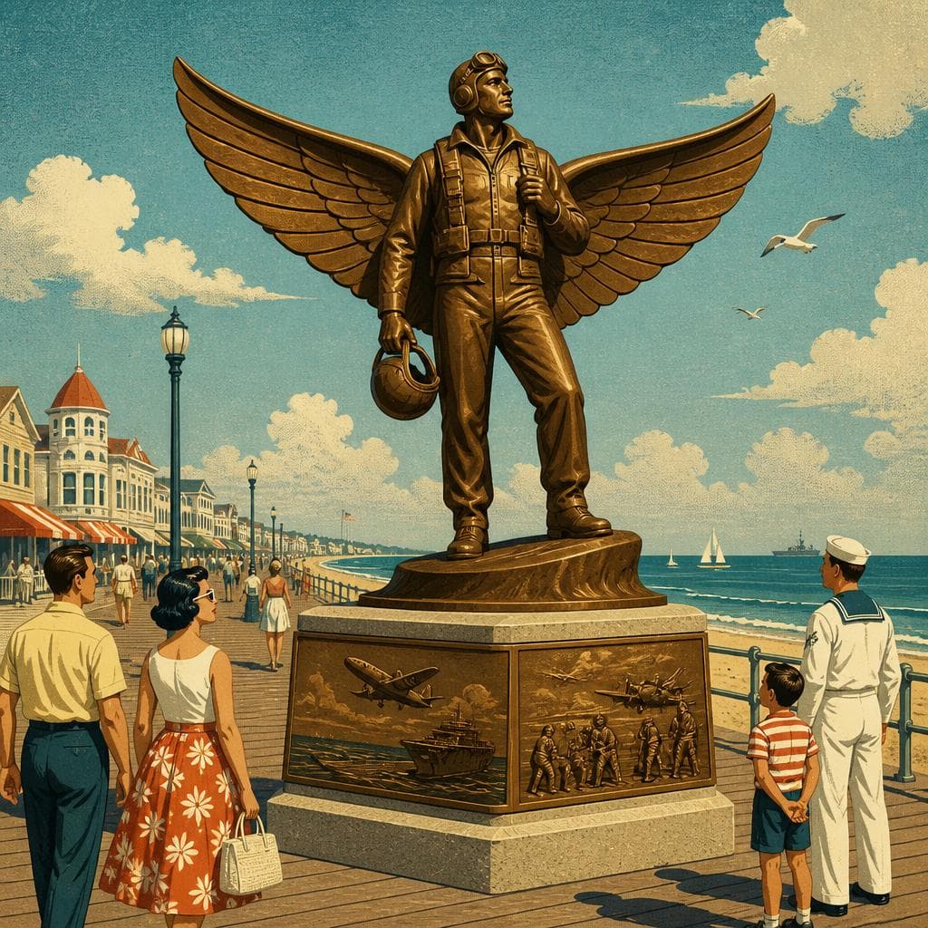 Cover art for Bronze Wings on the Boardwalk