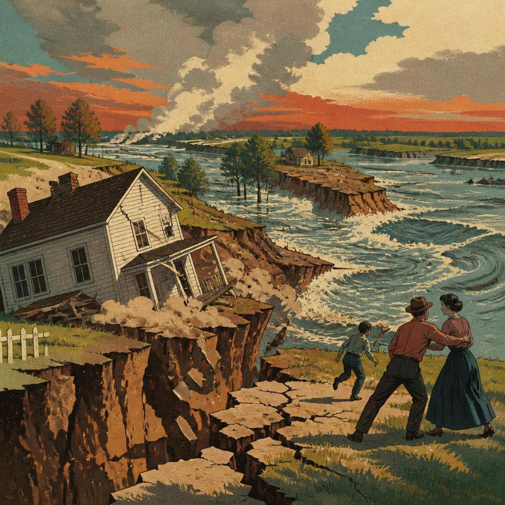 Cover art for When the River and Earth Broke Loose