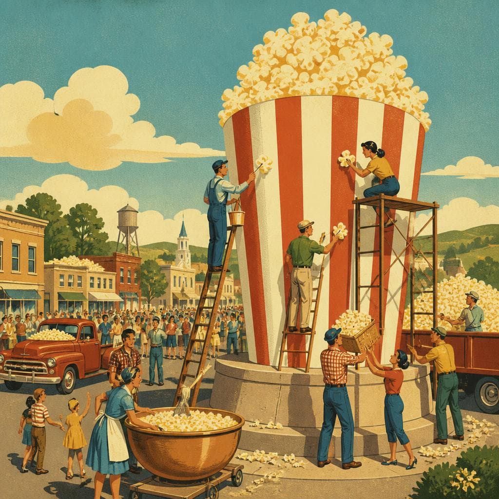 Cover art for How Sac City Made Popcorn Into a Landmark