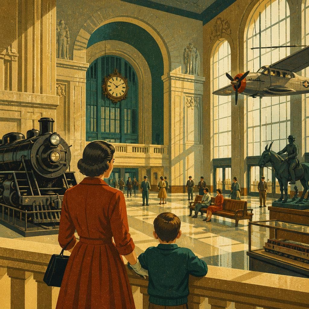 Cover art for When the Trains Stopped, the Station Stayed