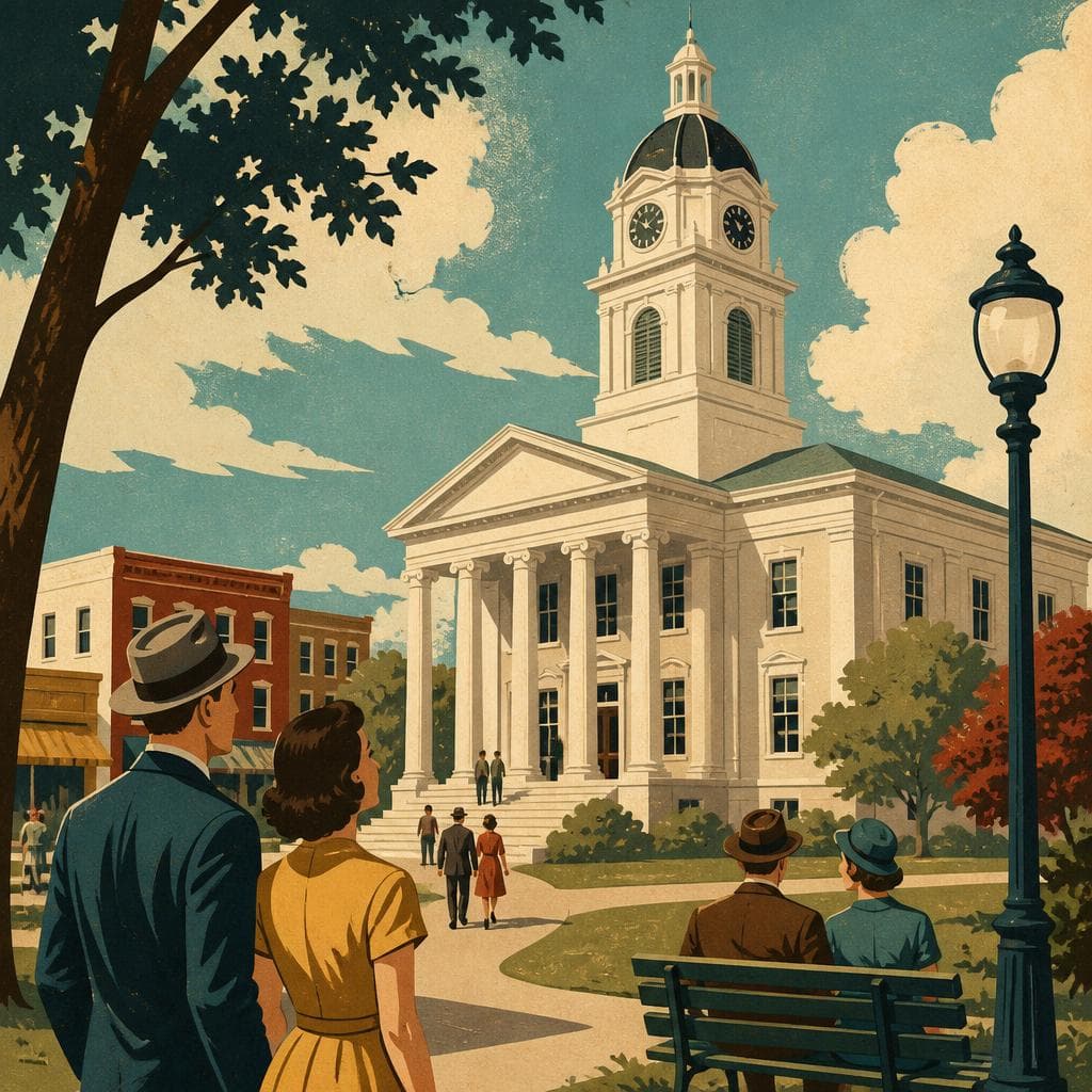 Cover art for The Courthouse That Taught the Square to Look Up