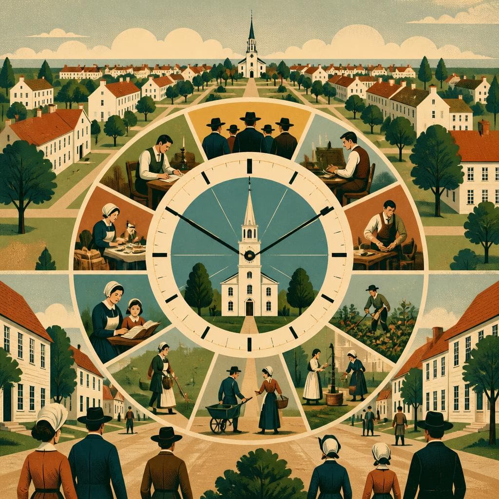 Cover art for A Town Set to the Moravian Clock