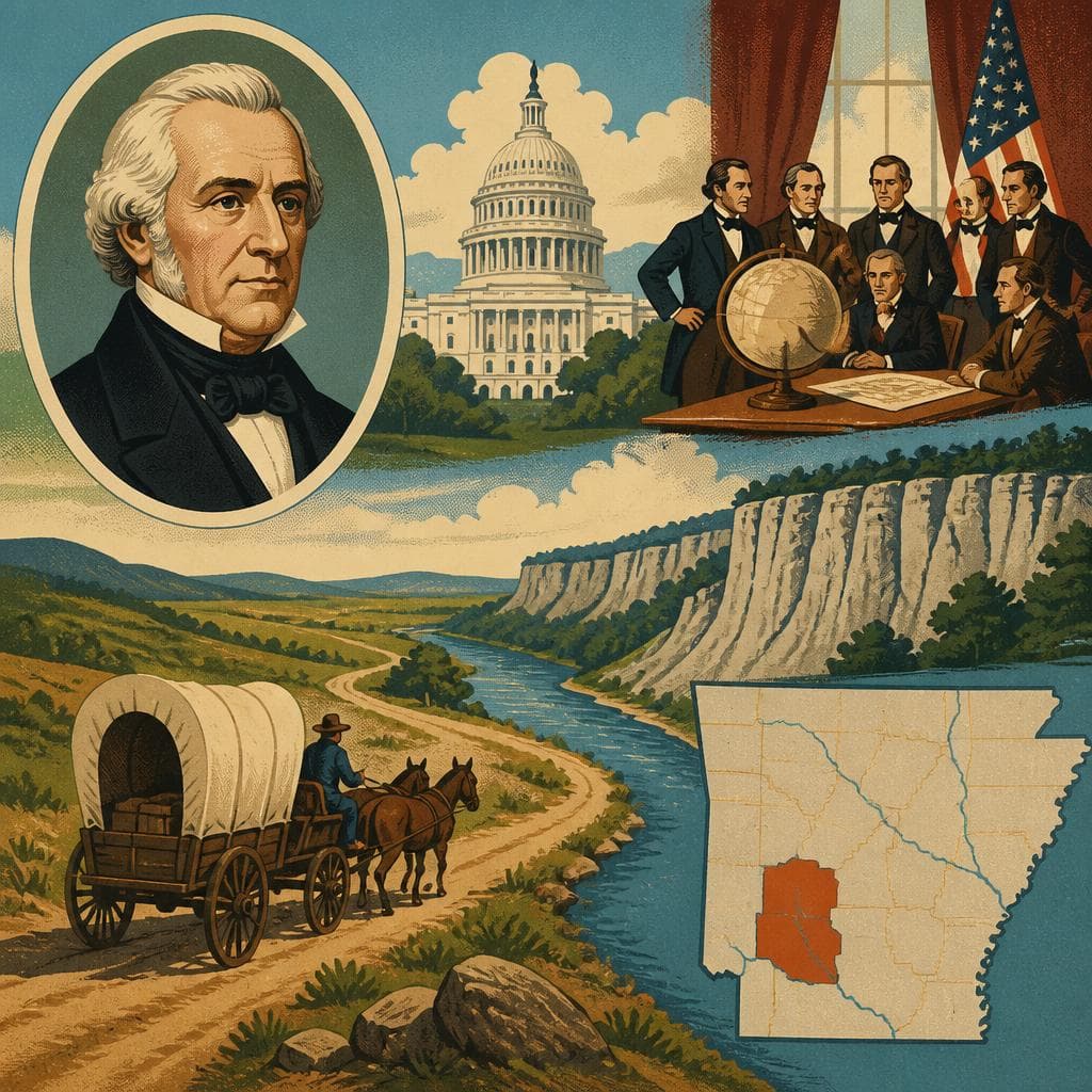 Cover art for How George M. Dallas Reached Arkansas