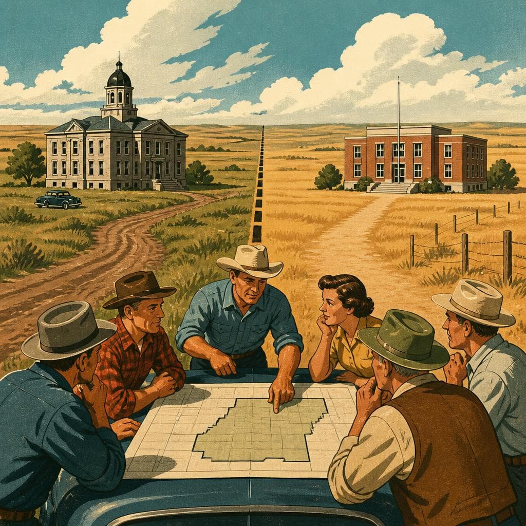 Cover art for When the Plains Drew a New County Line