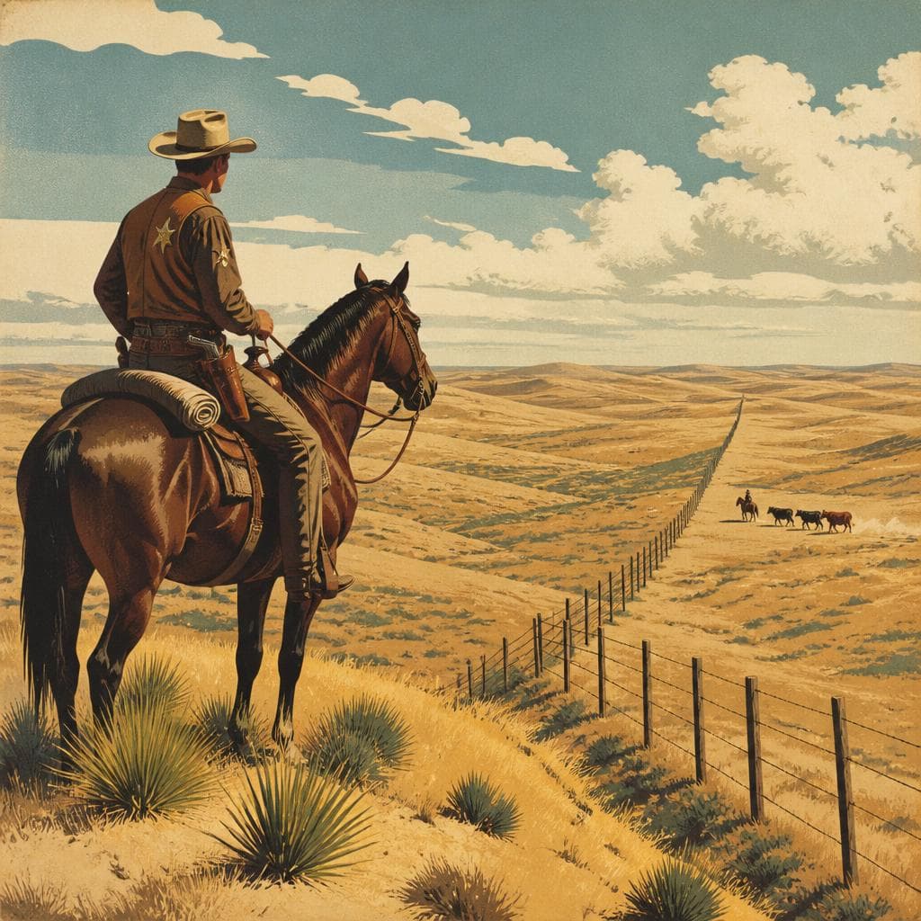 Cover art for Where the Sheriff Rode Farther Than the Fence