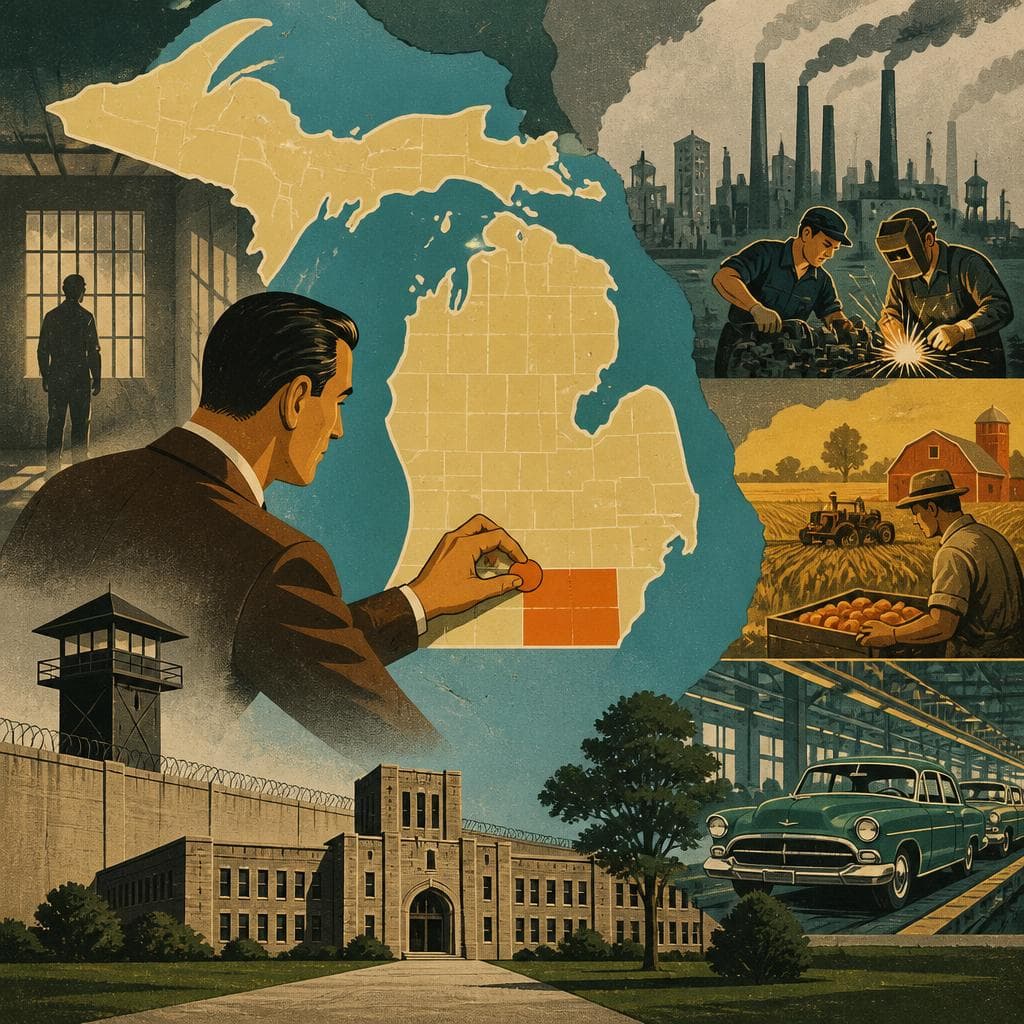 Cover art for How Adrian Entered Michigan’s Prison Map