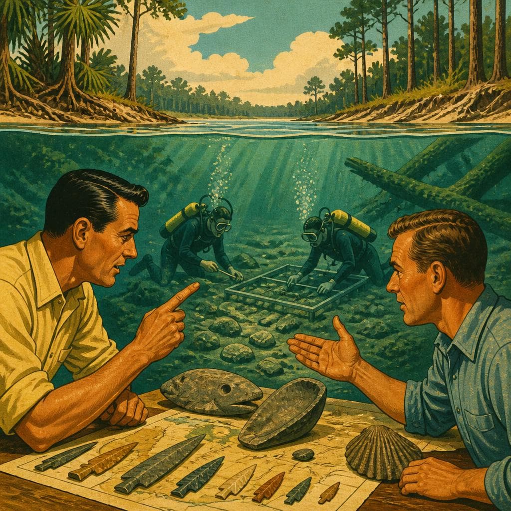 Cover art for Beneath the Aucilla, an Argument About First Americans