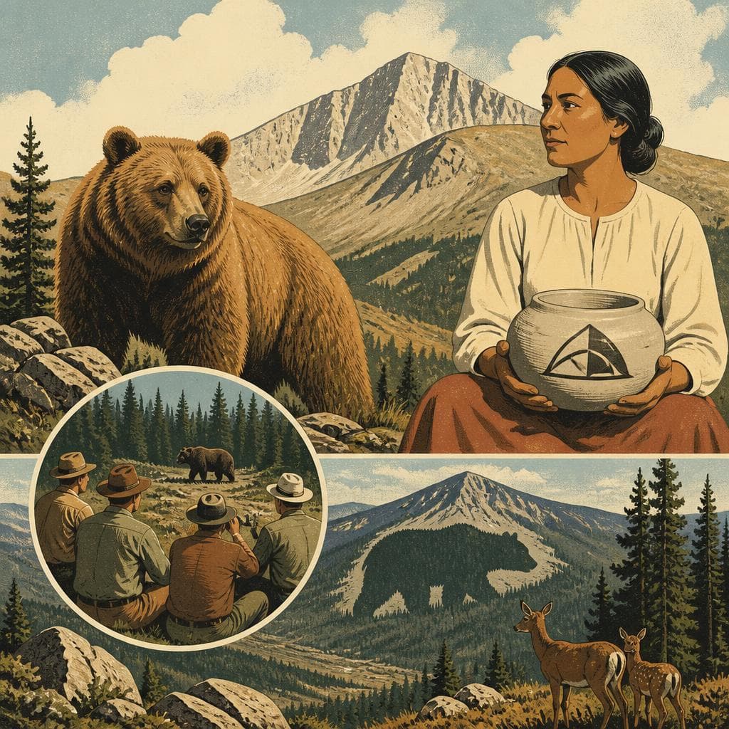 Cover art for Escudilla and the Bear That Changed a Mountain