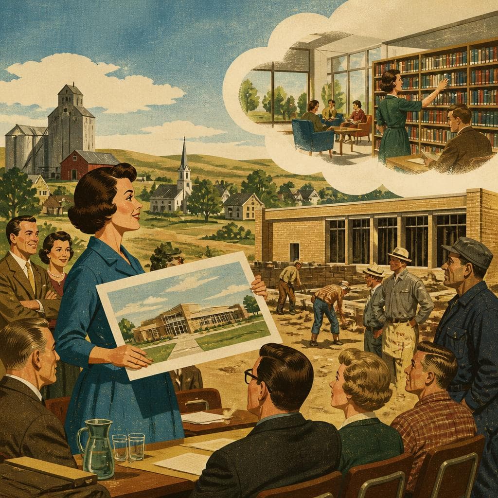Cover art for A Prairie Town Buys Into the Library Dream