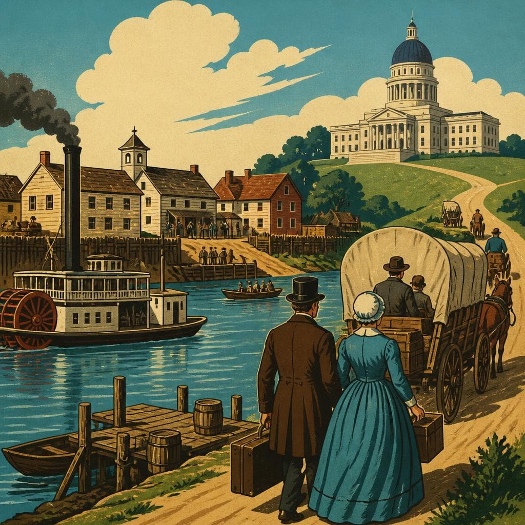 Cover art for When Illinois Outgrew Kaskaskia