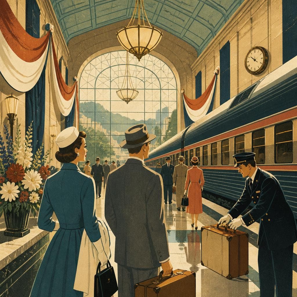 Cover art for When a Train Station Dressed for the Occasion