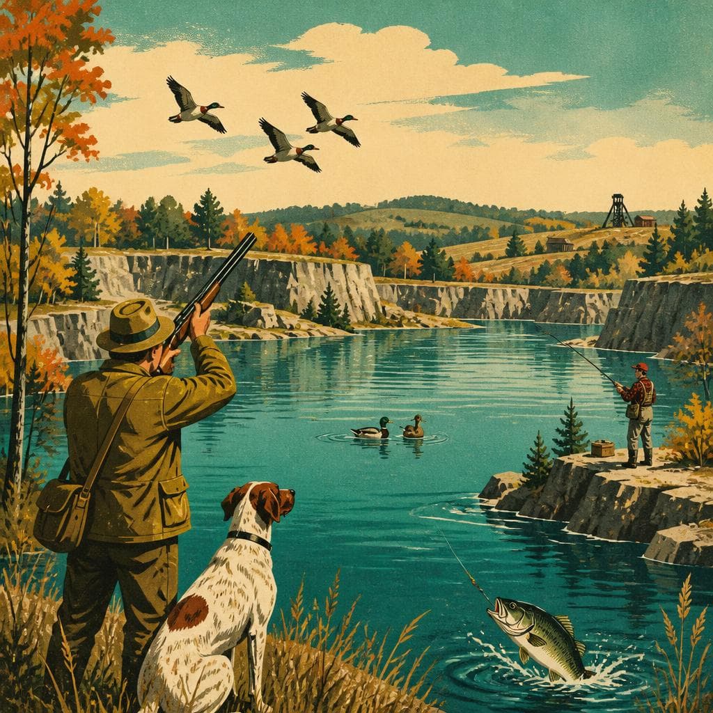 Cover art for Where Mine Pits Became Fishing Water