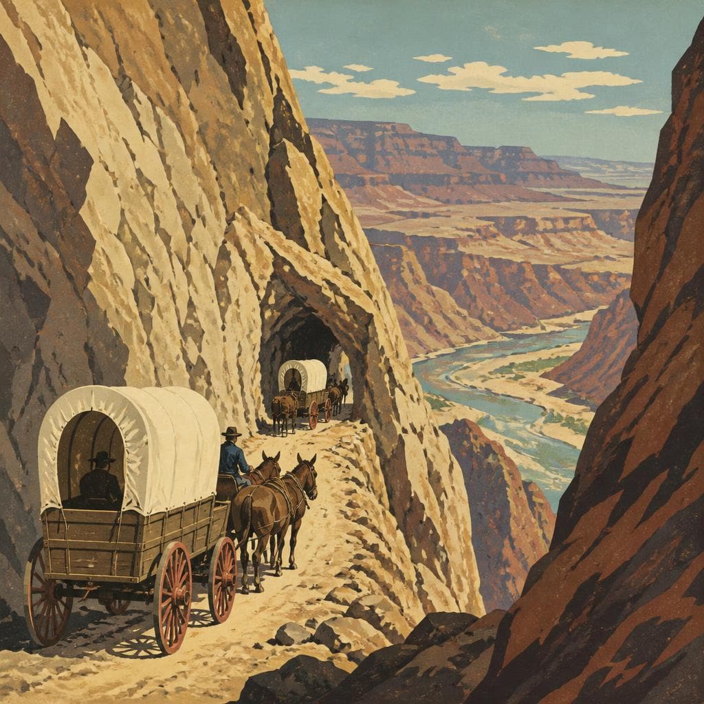 Cover art for Where Wagons Went Through Stone