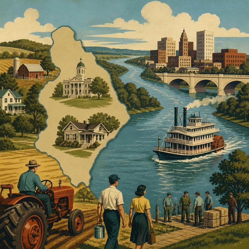 Cover art for Where the River Made a County