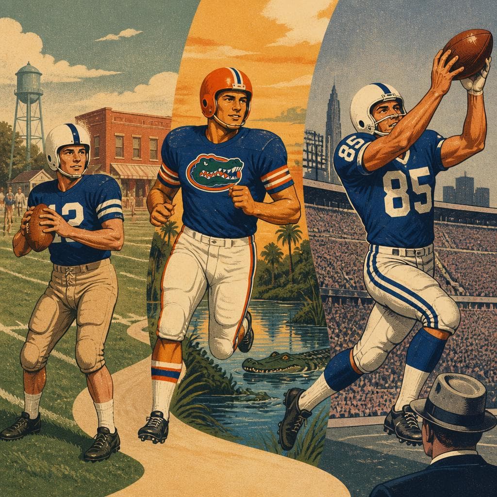 Cover art for From Baker County Quarterback to Gators Tight End