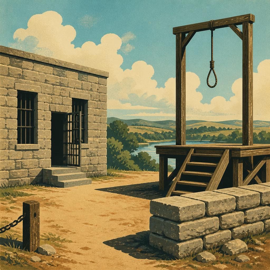 Cover art for Where the Jail Ended and the Gallows Began