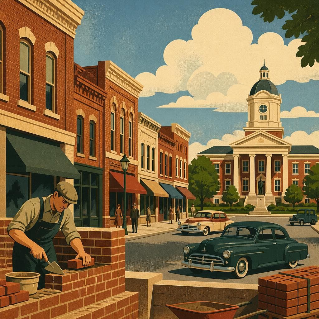 Cover art for Brick Blocks and County-Seat Ambition