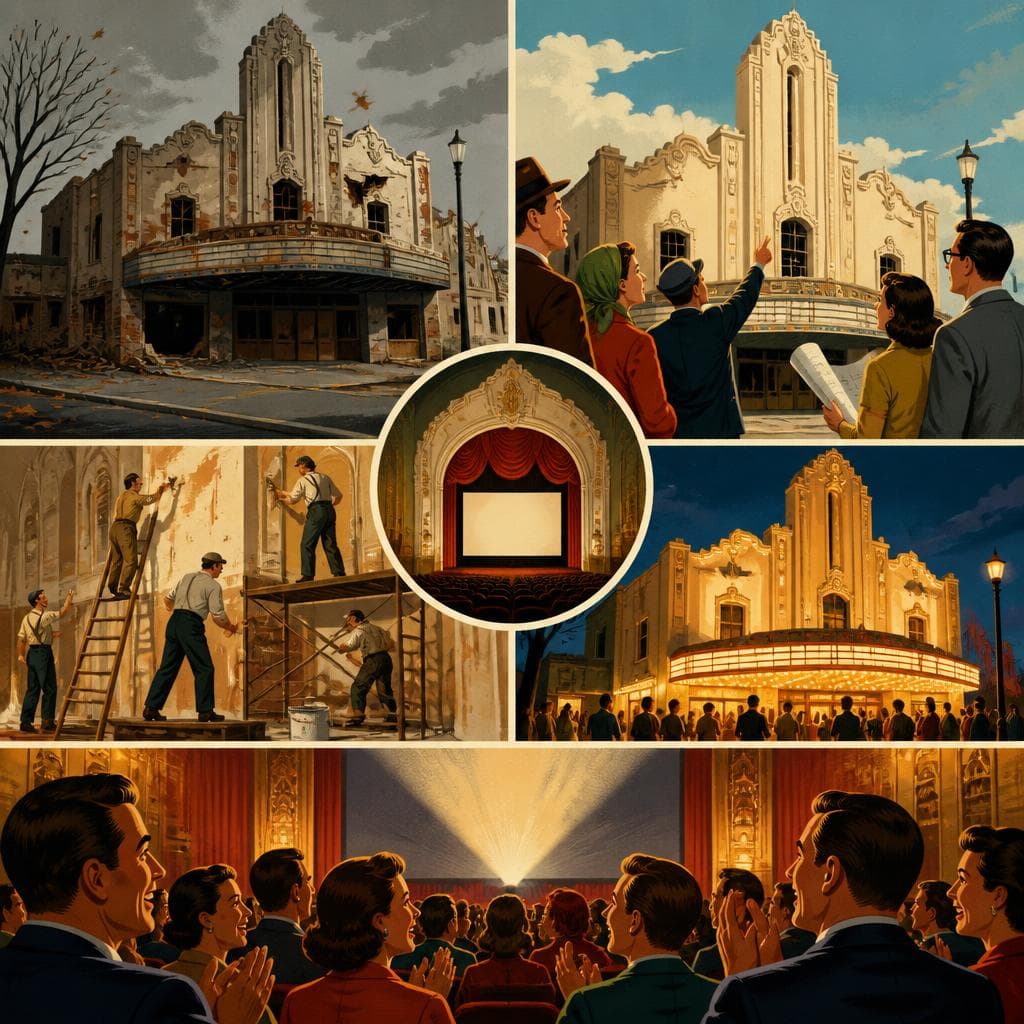 Cover art for How Franklin’s Old Movie Palace Learned a New Act