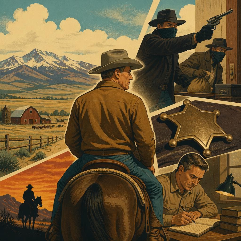 Cover art for Matt Warner’s Long Ride Between Outlaw and Badge