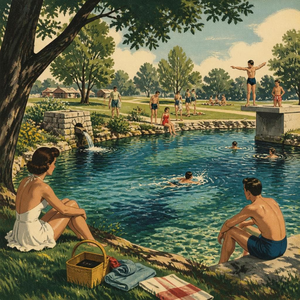 Cover art for Where the Water Stayed Cool