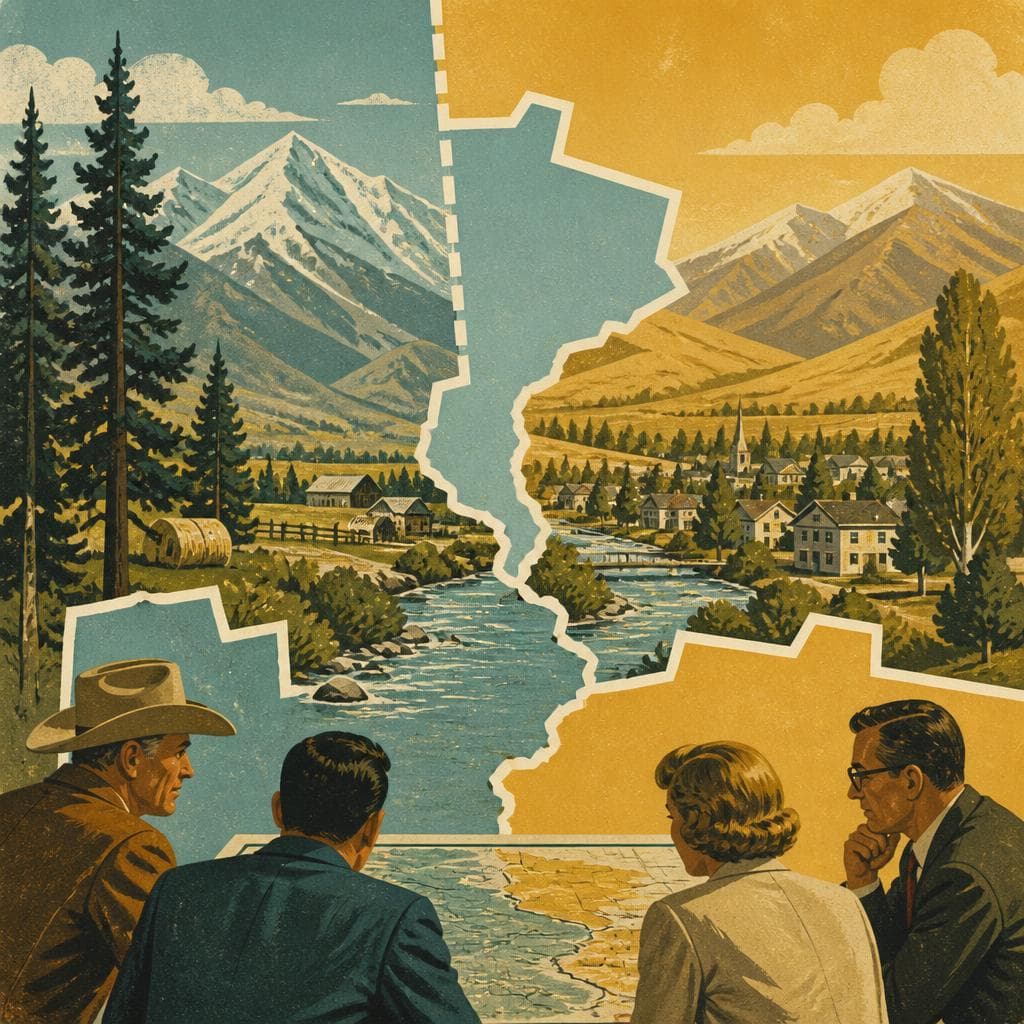 Cover art for When the Map Shifted in Wood River Country