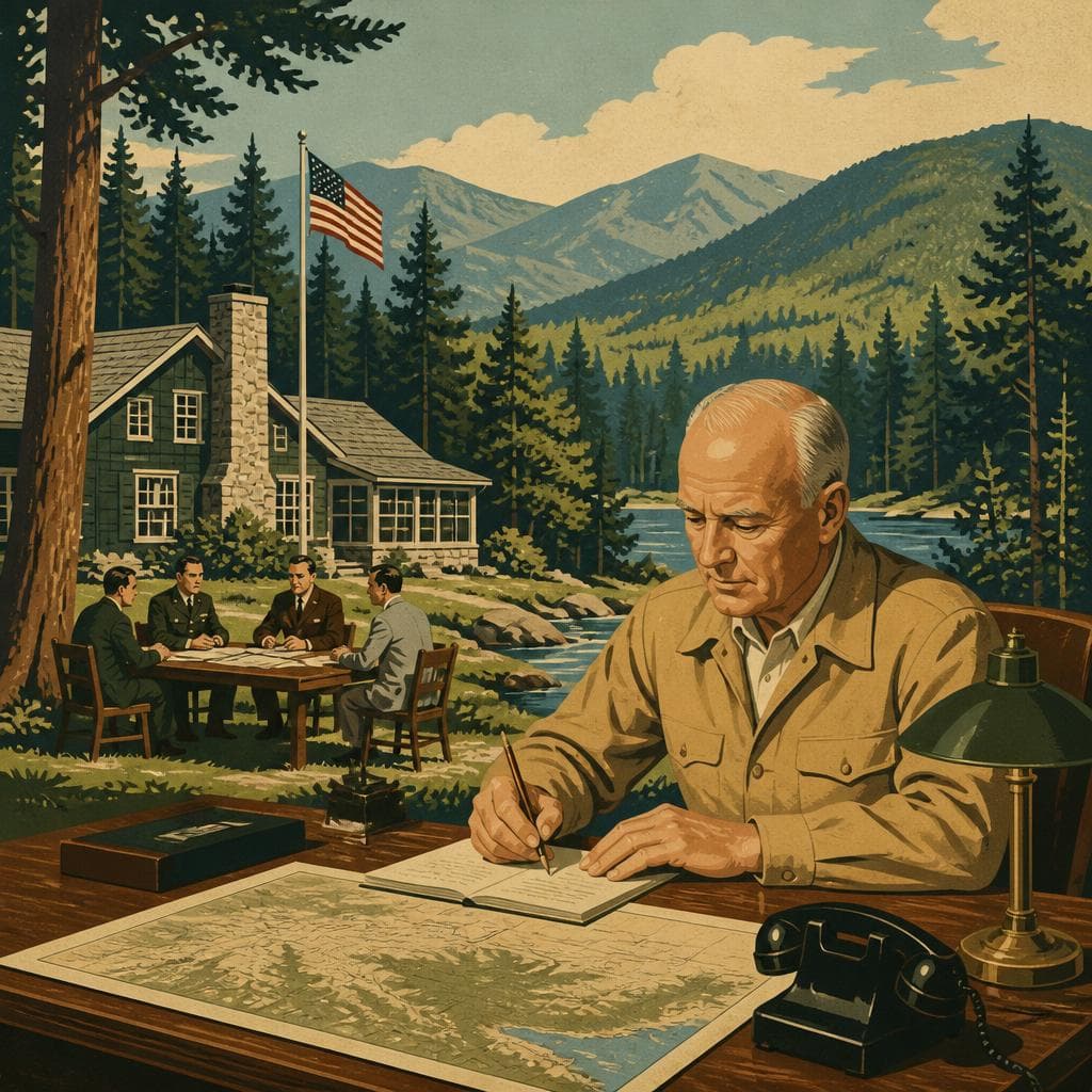 Cover art for How Eisenhower Made Camp David Matter