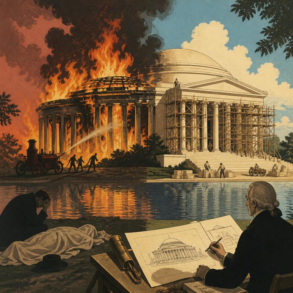 Cover art for When Fire Tested Jefferson’s Rotunda