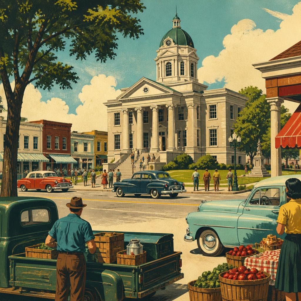 Cover art for Where the Courthouse Made the Town