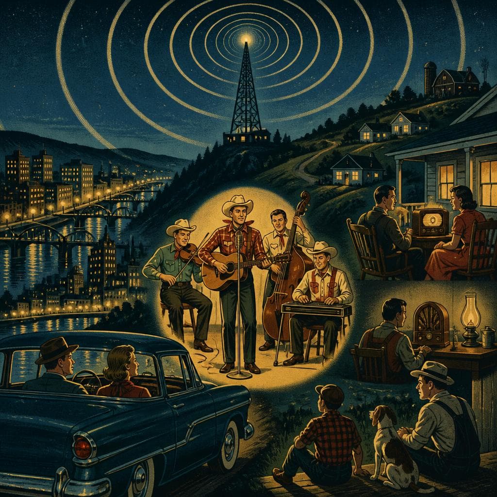 Cover art for When WWVA Sent Wheeling Into the Night