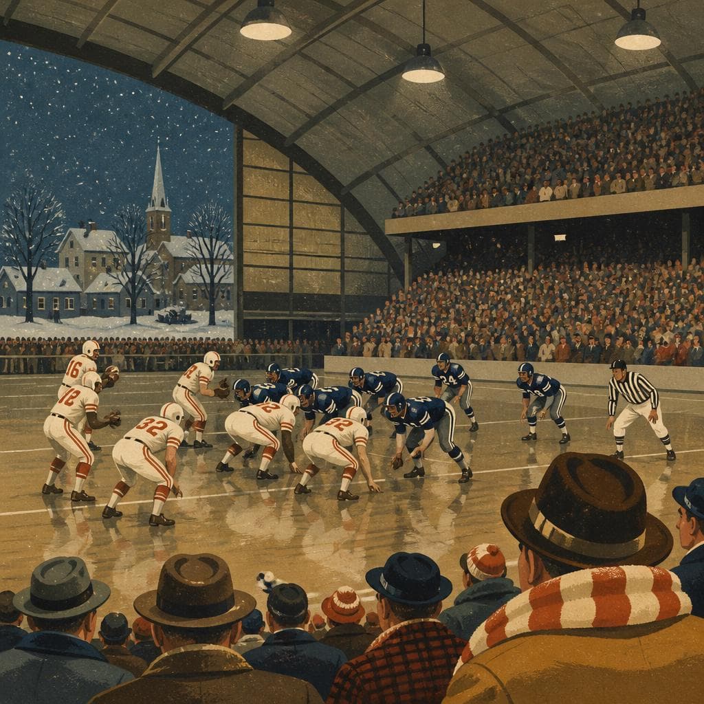 Cover art for When Football Went Indoors