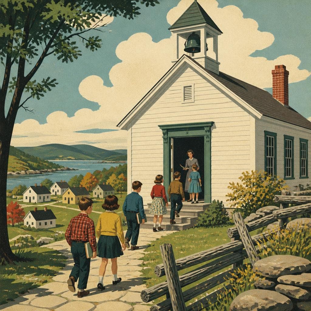 Cover art for When a Village Became a Schoolhouse