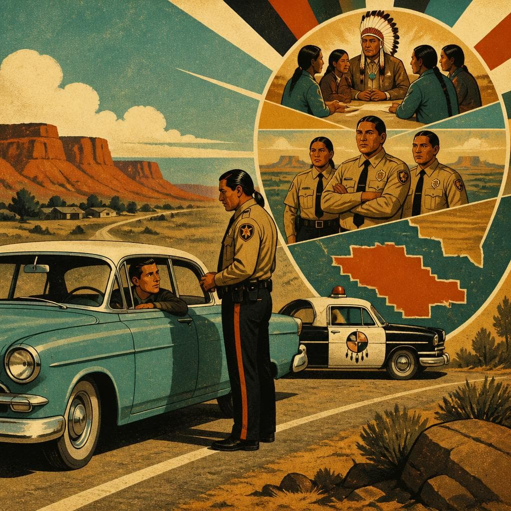 Cover art for A Reservation Road and the Reach of Tribal Police