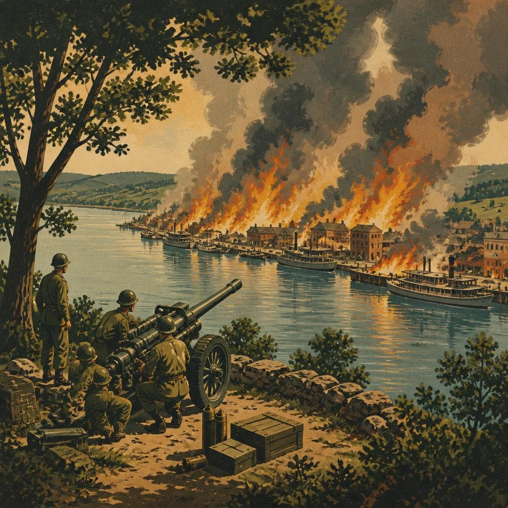 Cover art for Fire Across the River at Johnsonville