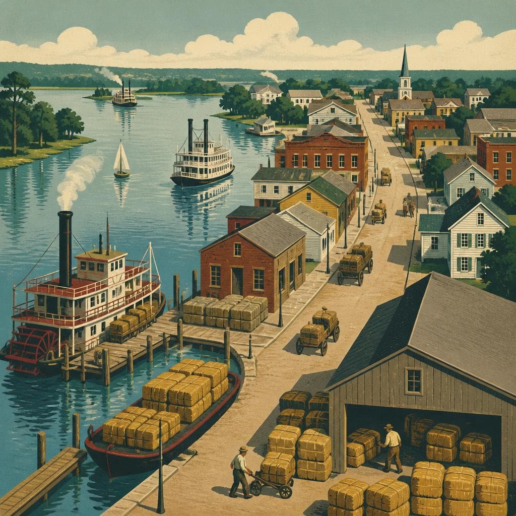Cover art for A Small River Town Built to Move Tobacco