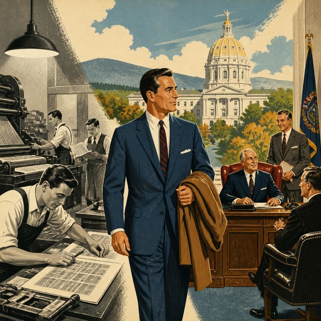 Cover art for From Print Shop to Governor’s Office
