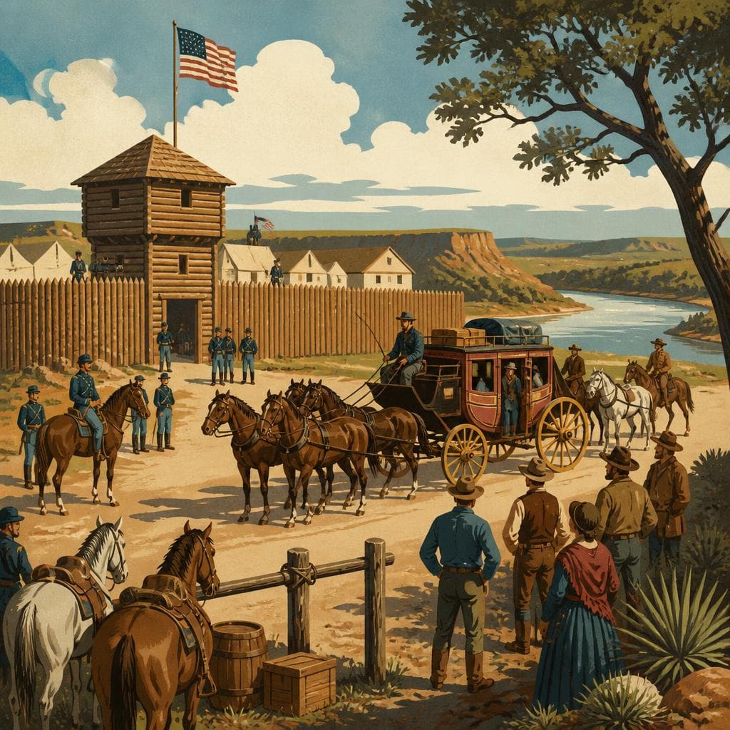 Cover art for Where the Stage Stopped at Fort Belknap