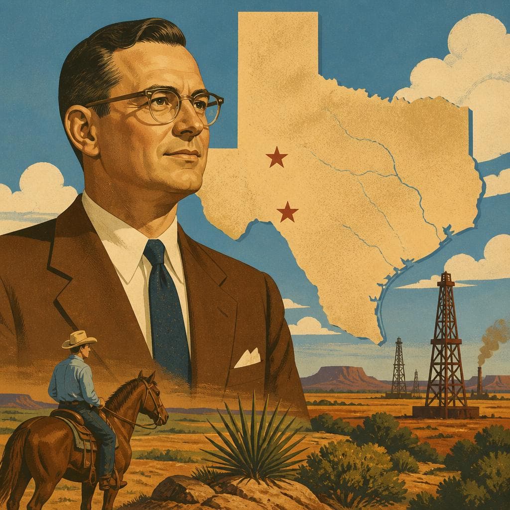 Cover art for The Man Behind Two Texas Names