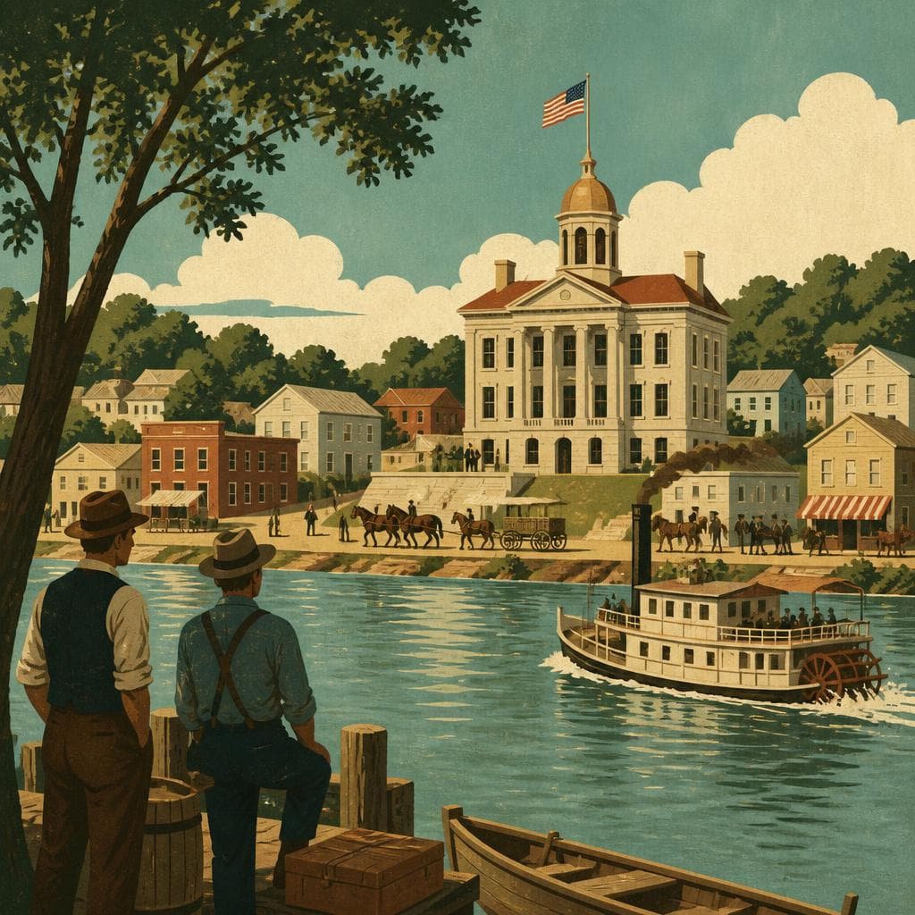 Cover art for When the River Held the County Seat