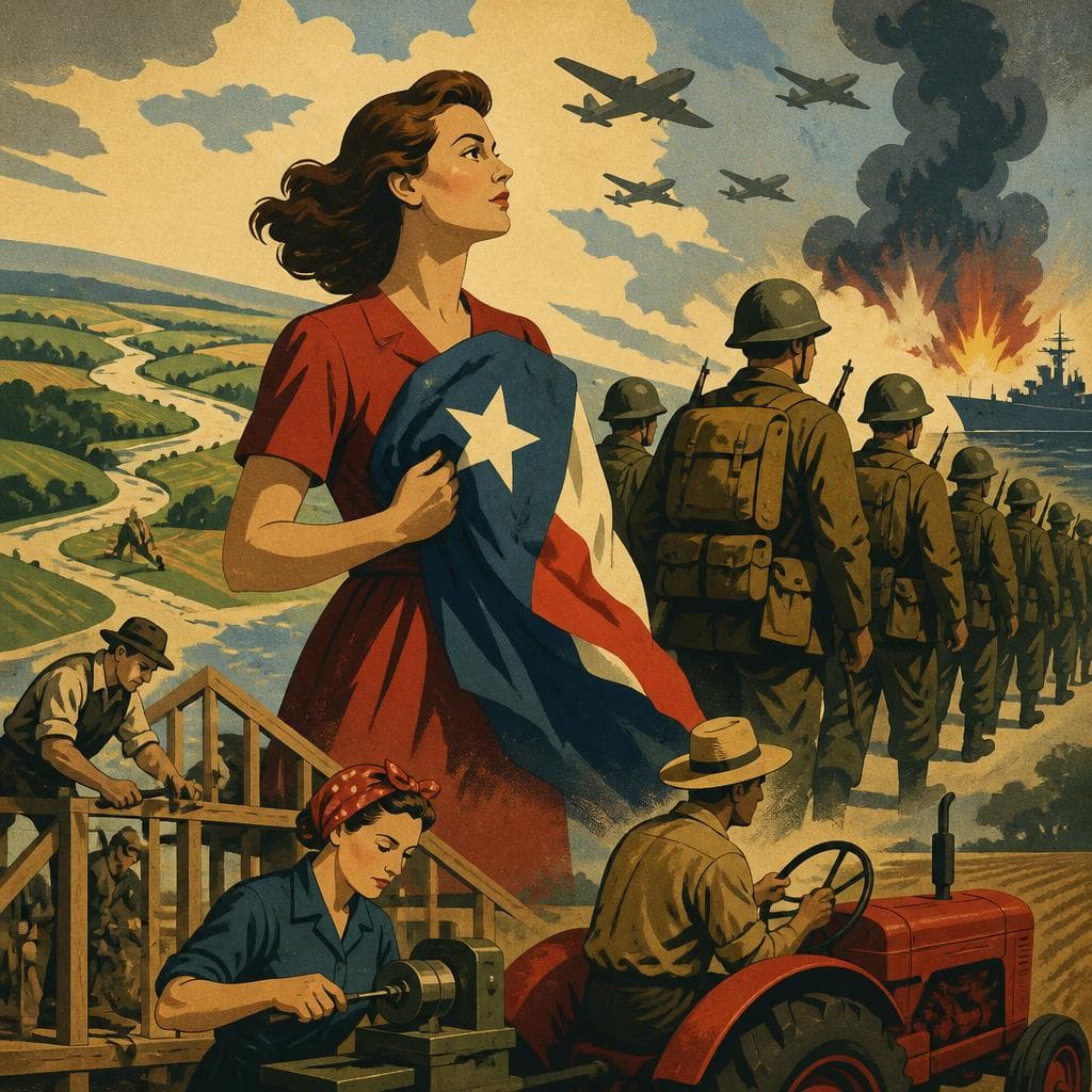 Cover art for A New County Enters a War