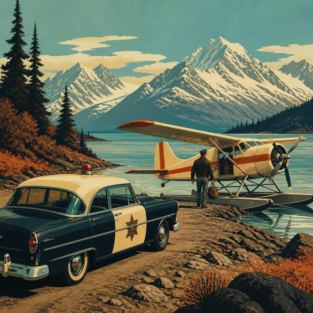 Cover art for Where the Patrol Car Becomes a Plane