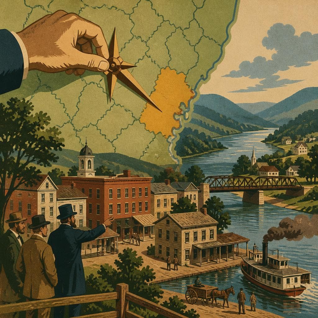 Cover art for When the Map Turned Toward Sandy Hook