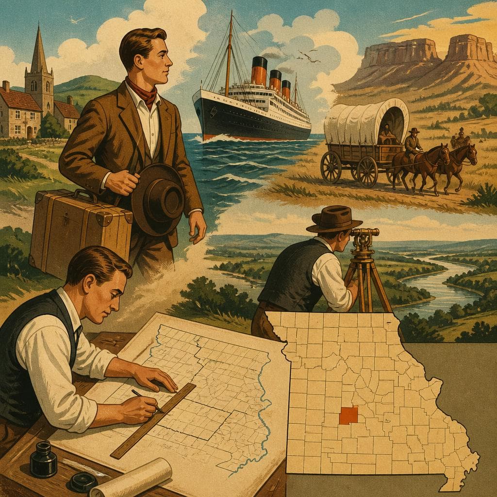 Cover art for How Felix Grundy Reached a Missouri Map