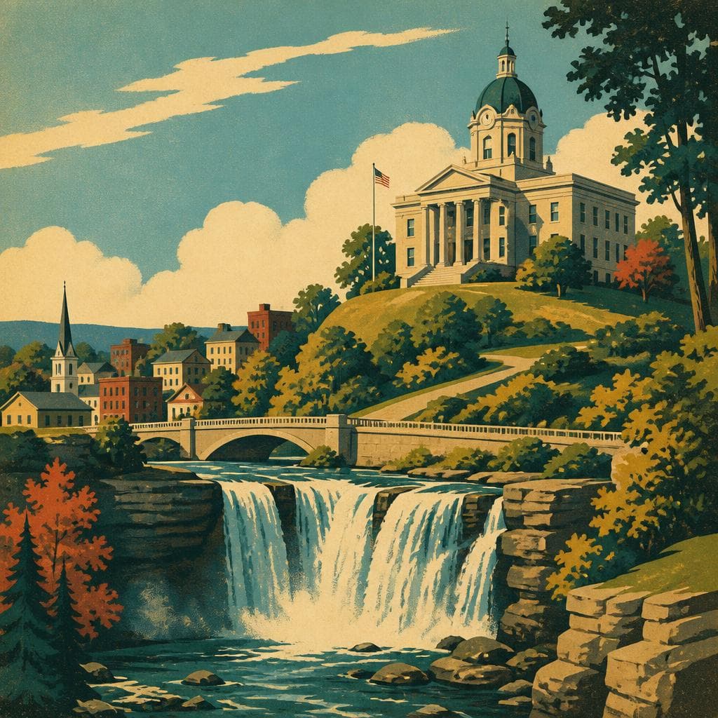 Cover art for The Courthouse Above Crystal Falls