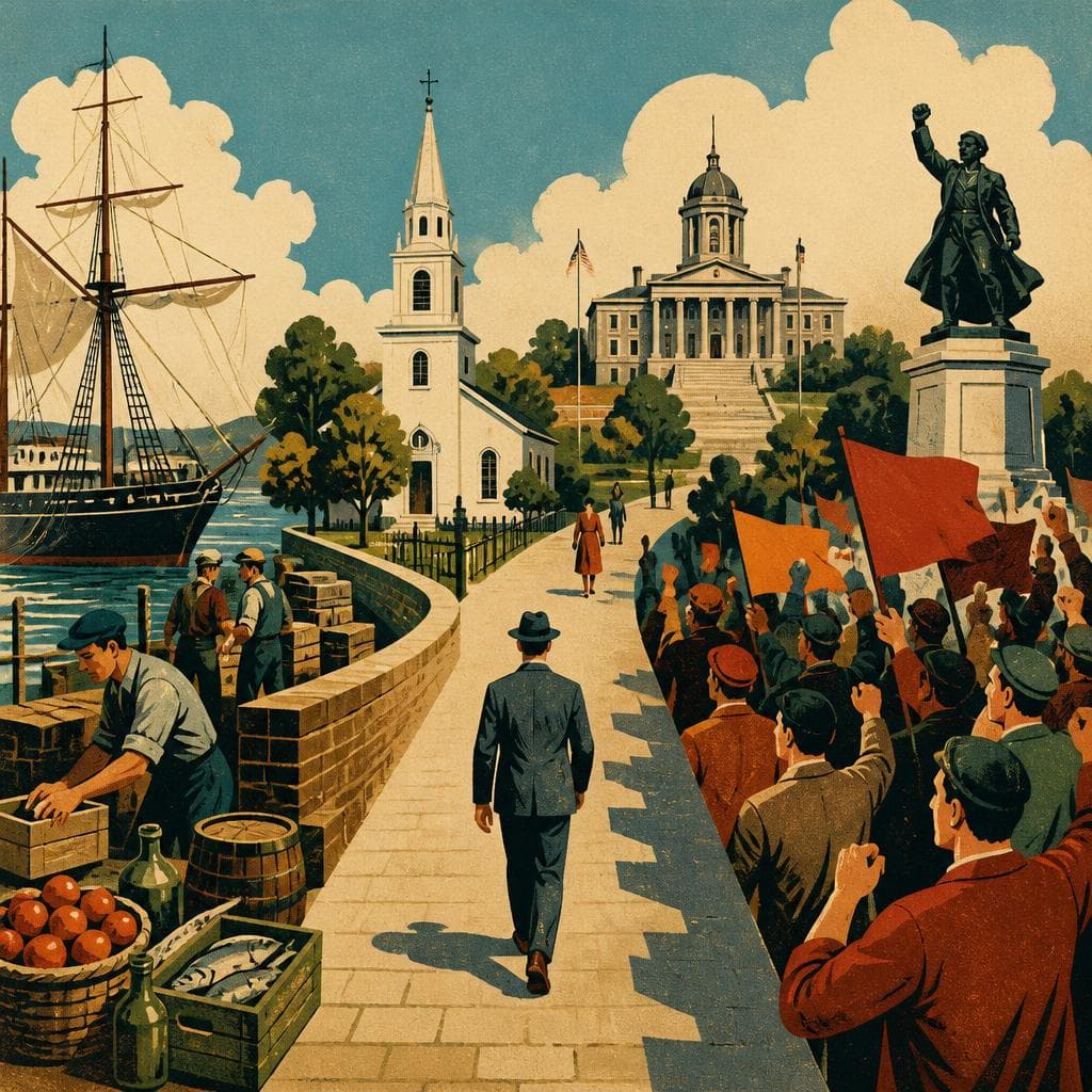 Cover art for A Village Where Commerce Turned Into Protest