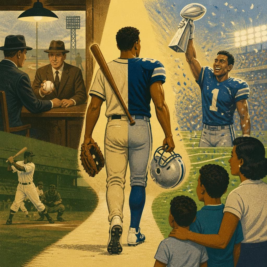 Cover art for Drafted for Baseball, Remembered for Sundays